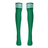 1 Pair Thigh High Socks Over Knee Sport Running Girls Football Socks High Quality