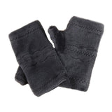 1 Pair Winter Thick Warm Hiking Gloves Travel Leak Finger Gloves For girl #W21