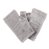 1 Pair Winter Thick Warm Hiking Gloves Travel Leak Finger Gloves For girl #W21